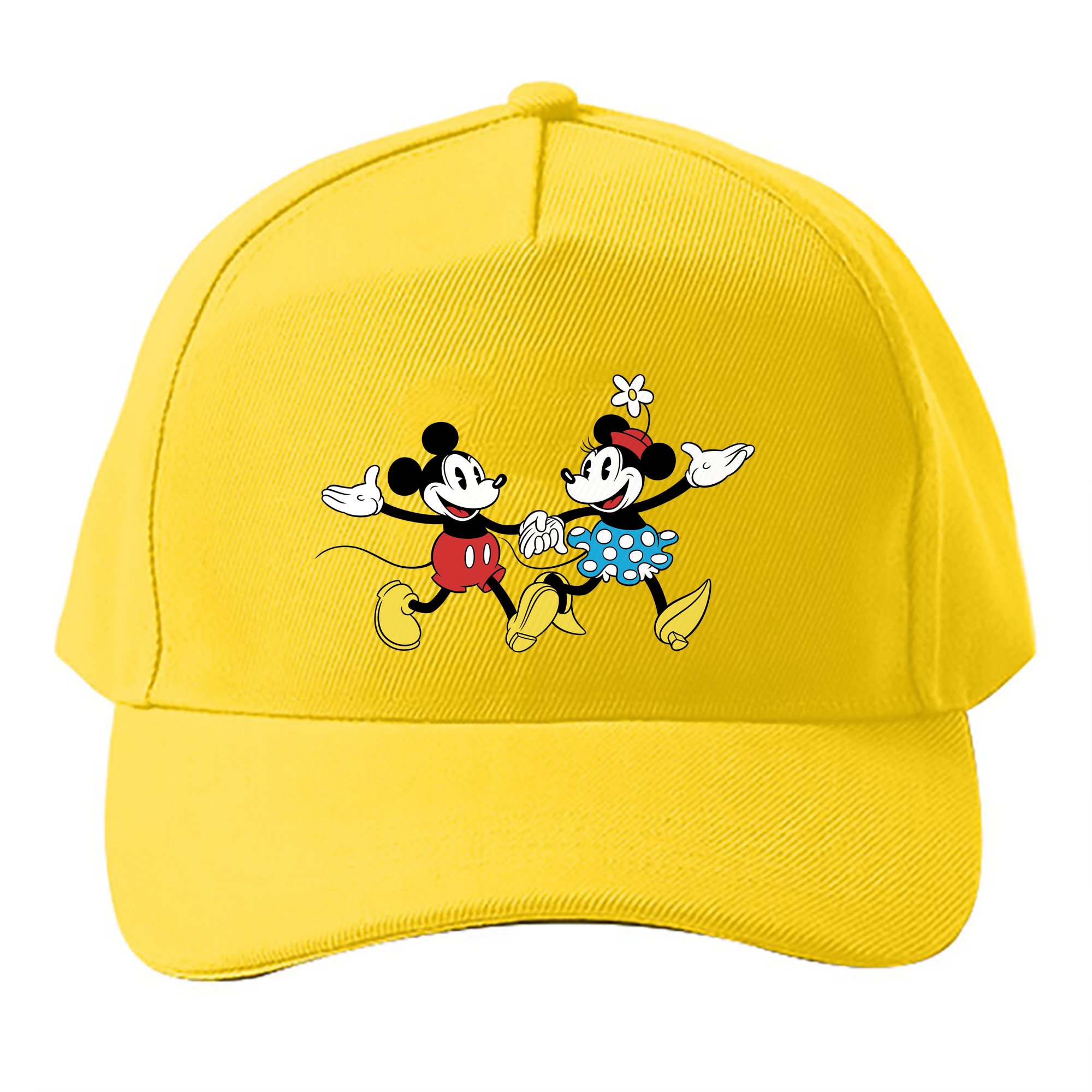 （画像用） ミッキーマウス Mickey Mouse ベースボールキャップ 綿100％ 男女兼用 帽子 スポーツ